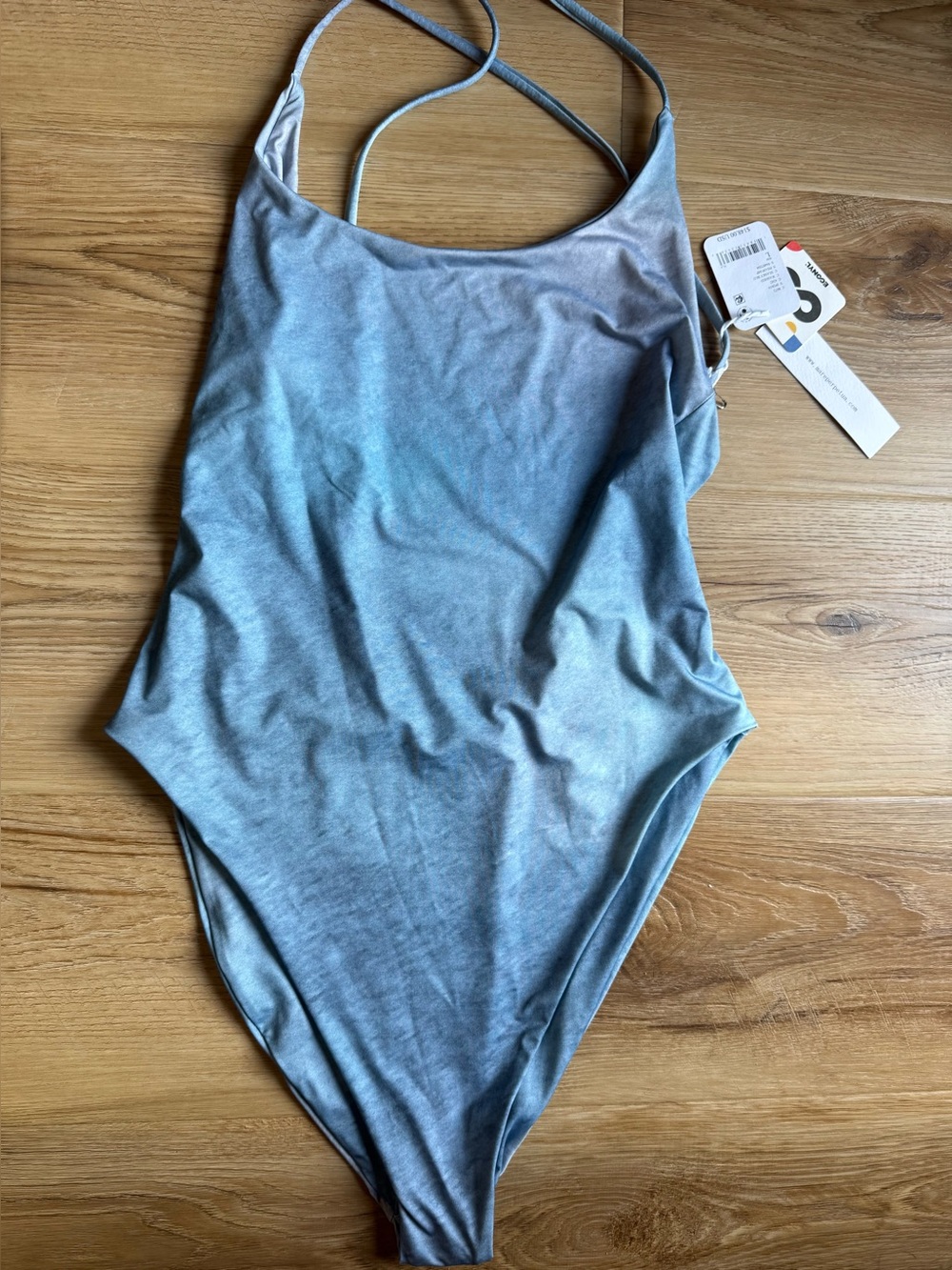 FP Movement by Free People Women's Light Blue One-Piece Swimsuit NWT